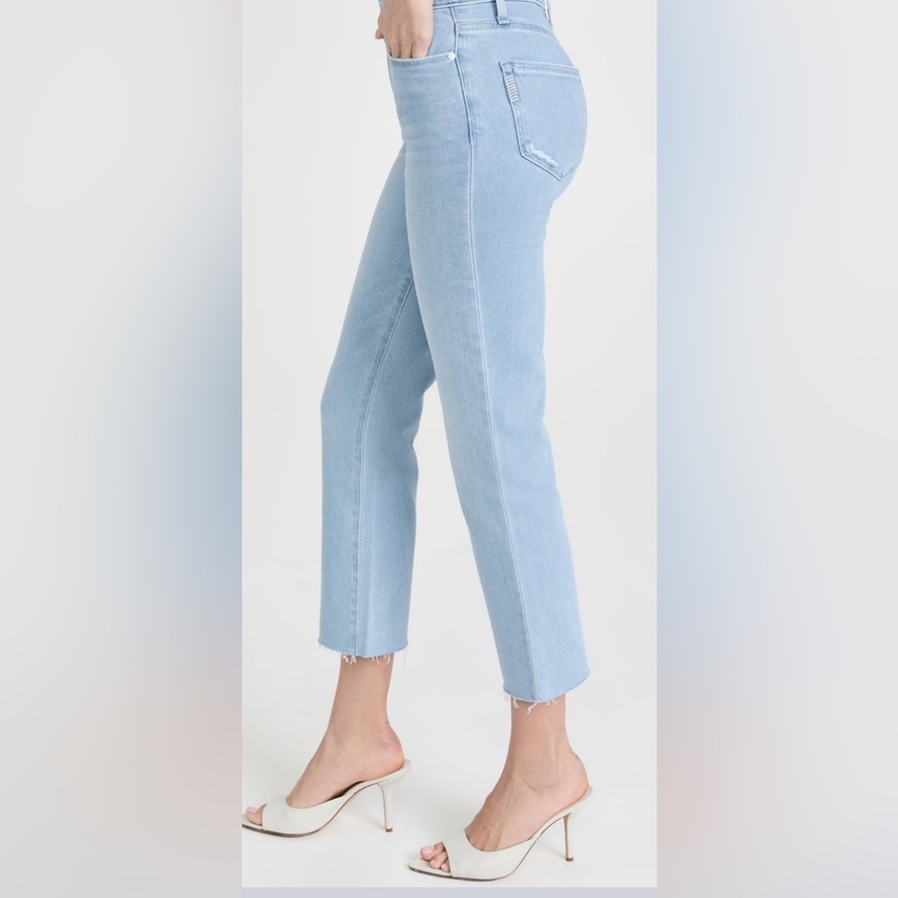 - NWT PAIGE Cindy Crop Distressed Hem Jeans - 29 & 31 - Picture 3 of 4